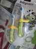 babycare兒童牙刷寶寶牙刷嬰兒軟毛刷兒童倍凈訓練牙刷1-3歲2支裝 原力青 曬單實(shí)拍圖