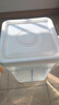 瑞圖加厚正方形透明刻度桶食品級塑料桶大號計量水桶消毒水配比桶酒店浸泡毛巾桶空桶 20L-透明色-帶刻度線(xiàn) 曬單實(shí)拍圖