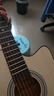維卡斯（WEIKASI）民謠吉他初學(xué)者木吉他單板新手入門(mén)練習琴guitar吉它學(xué)生男女樂(lè )器 38英寸原木色+禮包【初學(xué)推薦】 曬單實(shí)拍圖