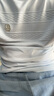 卡賓男裝 金線刺繡T恤2024夏新款肌理短袖上衣簡(jiǎn)約通勤氣質(zhì)休閑A 粉藍(lán)色17 L /175/50 曬單實(shí)拍圖