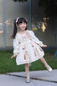 G.DUCKKIDS童裝洛麗塔公主裙女童連衣裙春秋季生日禮服蓬蓬裙兒童秋裝長(cháng)袖裙 奶油長(cháng)袖 100尺碼2~3歲【 90-100cm】cm 曬單實(shí)拍圖