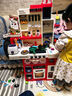 Eve Stone SPECIAL GIRL LIKE YOU女孩玩具兒童廚房玩具3-6歲套裝仿真廚具做飯玩具過(guò)家家小廚房4歲 超大號100cm+烤面包機+101件套紅 男女孩6-12寶寶1到3歲生日 曬單實(shí)拍圖