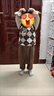 G.DUCKKIDS童裝男童套裝秋冬兒童冬裝一歲寶寶衣服加絨加厚學(xué)院風(fēng)三件套男孩 咖啡色領(lǐng)帶掛件熊三件套 80 尺碼7-11月(建議寶寶75-85cm) 曬單實(shí)拍圖