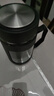 玻璃水杯商務(wù)杯大容量男女生帶蓋泡茶杯家用含茶隔把手杯 商務(wù)把手杯黑色 500ml 1只 曬單實(shí)拍圖