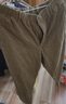 優(yōu)衣庫合作款/男裝女裝燈芯絨工裝褲/休閑褲褲子25秋冬新款479822 34 駝色 S /165/72A 曬單實(shí)拍圖