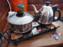 金灶（KAMJOVE）燒水壺茶具套裝 涌泉式底部上水茶具泡茶壺 功夫茶具 家用自動(dòng)上水電熱水壺 0.9L H-K8 曬單實(shí)拍圖