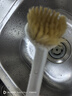 LYNN長(cháng)柄洗鍋刷子 植物劍麻有效去油污不掉毛廚房清潔刷鍋神器1把 曬單實(shí)拍圖