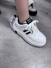 卡帝樂(lè )鱷魚(yú)（CARTELO）爆款真皮小白鞋子女2025秋季新款輕便軟底女鞋厚底運動(dòng)休閑板鞋 白黑色 37 (235mm) 曬單實(shí)拍圖