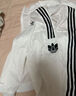 adidas情侶款復(fù)古風(fēng)梭織立領(lǐng)夾克外套男女秋季阿迪達(dá)斯官方三葉草 亮白 XS 曬單實(shí)拍圖