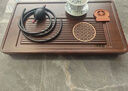 京東京造 茶盤茶托 茶臺茶盤帶排水儲水仿烏金石家用客廳如意遠(yuǎn)山茶盤中號 曬單實拍圖