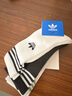 阿迪達斯（adidas）兒童襪子四季可穿中長(cháng)筒男童女童經(jīng)典三條紋運動(dòng)襪 三雙裝JV7555 曬單實(shí)拍圖