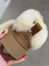 UGG【雙11搶先購】秋季新款女士厚底懶人毛毛鞋 1166733CHE|栗色40 曬單實拍圖