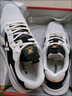特步（XTEP）男鞋國潮時(shí)尚百搭休閑鞋減震耐磨運動(dòng)鞋皮面防水老爹鞋男士跑步鞋 白黑灰-皮面款【推薦】 42 曬單實(shí)拍圖