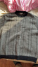 優(yōu)衣庫合作款男裝女裝柔軟綿羊毛圓領(lǐng)針織衫長(cháng)袖毛衣25秋冬479841 08 深灰色 XL 曬單實(shí)拍圖