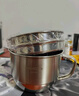 美廚（maxcook）304不銹鋼飯盒 快餐杯碗學(xué)生飯盒 泡面碗泡面杯 二層14cm MCFT046 曬單實(shí)拍圖