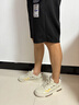 森馬男鞋2025秋季新款休閑百搭小白鞋子男士軟底輕便厚底增高板鞋男款 米色 43 曬單實(shí)拍圖
