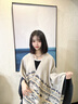 viney披肩女2025新款秋冬季民族風(fēng)斗篷空調房女士加厚披肩高級感毯子 空竹圖騰灰米-高端禮盒裝 曬單實(shí)拍圖