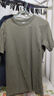 優(yōu)衣庫合作款男女裝正肩大師T圓領(lǐng)T恤短袖棉質(zhì)休閑475356 475356/56橄欖色 M 曬單實(shí)拍圖