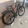 瑪莎拉蒂碳纖維油碟山地自行車(chē)成人男款青少年減震騎行車(chē)變速學(xué)生公路單車(chē) 瑪莎拉蒂-曜石黑-藍圖30速-油碟 27.5英寸【適合身高170-195CM】 碳纖維（凈重13.8kg) 曬單實(shí)拍圖