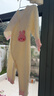 貝瑞加（Babyprints）嬰兒連體衣秋冬男女寶寶夾棉衣服保暖加厚和尚服柔軟哈衣 小兔59 曬單實(shí)拍圖