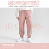 BRELRMON沖鋒褲女男童防風(fēng)保暖軟殼褲兒童加厚絨抓絨褲子中大童滑雪登山褲 ALK-RT802蓮霧粉-兒童 130 曬單實(shí)拍圖