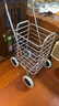 杰適大號買(mǎi)菜車(chē)小拉車(chē)購物車(chē)折疊便攜老人手拖車(chē)鋁合金菜籃超市手推車(chē) 四輪中號 曬單實(shí)拍圖