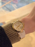 薇薇安·威斯特伍德西太后手表女士皮帶金色歐美腕表女生日禮物送女友 曬單實(shí)拍圖