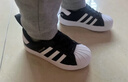 阿迪達斯（adidas）童鞋春秋款男女小童經(jīng)典三葉草一腳蹬貝殼頭運動(dòng)鞋KI8793 曬單實(shí)拍圖