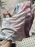 CHARM KAPOK女士?jì)妊?025新款純棉100%全棉襠抗菌透氣印花少女運動(dòng)中腰短褲頭 淺灰+深灰+淺粉 M  推薦80-99斤 曬單實(shí)拍圖