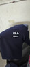 FILA斐樂(lè )官方衛衣男子針織長(cháng)袖套頭衫秋冬季簡(jiǎn)約休閑圓領(lǐng)健身運動(dòng)上衣 RD寶藍-NV L 175/96A 曬單實(shí)拍圖