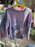 迪士尼寶寶（Disney Baby）女童長(cháng)袖兒童T恤中大童裝春季棉柔親膚可愛(ài)百搭上衣 紫色 140 曬單實(shí)拍圖