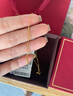 周大生黃金項(xiàng)鏈女足金5G極光金素鏈鎖骨鏈生日禮物送女友 小版1.45g 曬單實(shí)拍圖