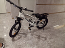 永久（FOREVER） 兒童自行車(chē)6-10歲自行車(chē)兒童單車(chē)兒童自行車(chē)小孩自行車(chē)兒童山地 車(chē)燈版|標配白|單速+輻條輪+后座 18寸【適用身高120-145cm】 曬單實(shí)拍圖