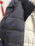 駱駝（CAMEL）戶(hù)外防潑水羽絨馬甲女90%絨子背心外套 J25CR2L5006 幻影黑 L 曬單實(shí)拍圖