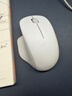 惠普（HP）Professor SE人體工學(xué)鼠標 無(wú)線(xiàn)藍牙雙模式 2.4G無(wú)線(xiàn)辦公鼠標 家用辦公臺式機筆記本鼠標輕音白色 曬單實(shí)拍圖