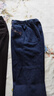 啄木鳥(niǎo)高腰中老年人牛仔褲女寬松春秋款松緊腰休閑媽媽直筒女士褲子 春秋【深藍色】厚款 L 【適合85-105斤穿】 曬單實(shí)拍圖