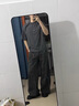 蘇系厚底德比鞋男增高鞋圓頭新款啞光樂(lè )福鞋男士休閑黑色英倫風(fēng)小皮鞋 啞光黑（黑色鞋帶）厚底增高7cm 42 曬單實(shí)拍圖