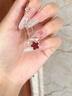 迪后（Dirholl）輕奢瑪瑙四葉草項鏈女士2025年新款吊墜紀念日生日禮物送女友老婆 【紅瑪瑙】有錢花項鏈 曬單實拍圖