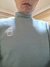真維斯羊毛打底衫男雙面絨半高領(lǐng)保暖秋衣男士秋冬新款內搭加厚長(cháng)袖t恤 【半高領(lǐng)羊毛蠶絲】灰綠(竹韻中國) M (170) (30天質(zhì)量問(wèn)題全額退) 曬單實(shí)拍圖