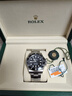 勞力士（ROLEX）潛航者型系列瑞士男表綠水鬼黑水鬼自動(dòng)機械41mm間金水鬼男士腕表 無(wú)歷黑水鬼m124060-0001 曬單實(shí)拍圖
