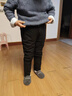 BESNOS高端白鵝絨羽絨褲男外穿加厚冬季中高腰防寒保暖東北戶(hù)外防水棉褲 黑色 M 165 曬單實(shí)拍圖