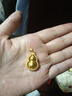 中鑫珠寶福來運轉(zhuǎn)古法黃金葫蘆吊墜旋轉(zhuǎn)葫蘆掛墜足金999項鏈男女 7.96g 曬單實拍圖