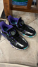 安踏逆鱗兒童籃球鞋男小童運動(dòng)鞋2025秋季新款旋鈕扣緩震防滑比賽球鞋 【逆鱗】黑/銀/夢(mèng)幻紫9930-2 33 碼 曬單實(shí)拍圖