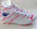 彪馬（PUMA）FG/AG長(cháng)釘訓練足球鞋男秋季天然草坪釘鞋ATTACANTO107477 白-火紅色-04 43 曬單實(shí)拍圖