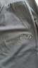 FILA 斐樂(lè )官方男士針織長(cháng)褲秋季新款時(shí)尚休閑基礎涼感直口褲 正黑色-BK L 175/84A/L 曬單實(shí)拍圖