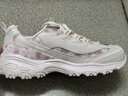 斯凱奇（Skechers）花海熊丨2025老爹鞋女子增高情侶運動(dòng)透氣跑步復古休閑鞋 玫瑰粉/OFPK 38 曬單實(shí)拍圖
