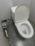 松鯨 衛浴家用馬桶坐便器大沖力超漩虹吸式靜音連體座便器小戶(hù)型馬桶 直沖型【大沖力】400坑距 曬單實(shí)拍圖