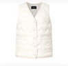 珂萊蒂爾冬時尚90白鵝絨羽絨輕薄馬甲女短款立領(lǐng)保暖簡約背心 淡橙黃色 M 曬單實拍圖
