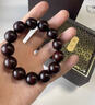 百年老鳯祥滿(mǎn)金星印度小葉紫檀手串男士念珠檀香木質(zhì)文玩佛珠手鏈 【大滿(mǎn)金星素圈款/珠徑約15MM】 曬單實(shí)拍圖