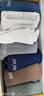 健將7A抗菌棉襪子男夏季襪子棉質(zhì)中筒襪商務(wù)襪男襪運動(dòng)高彈百搭6雙裝 曬單實(shí)拍圖